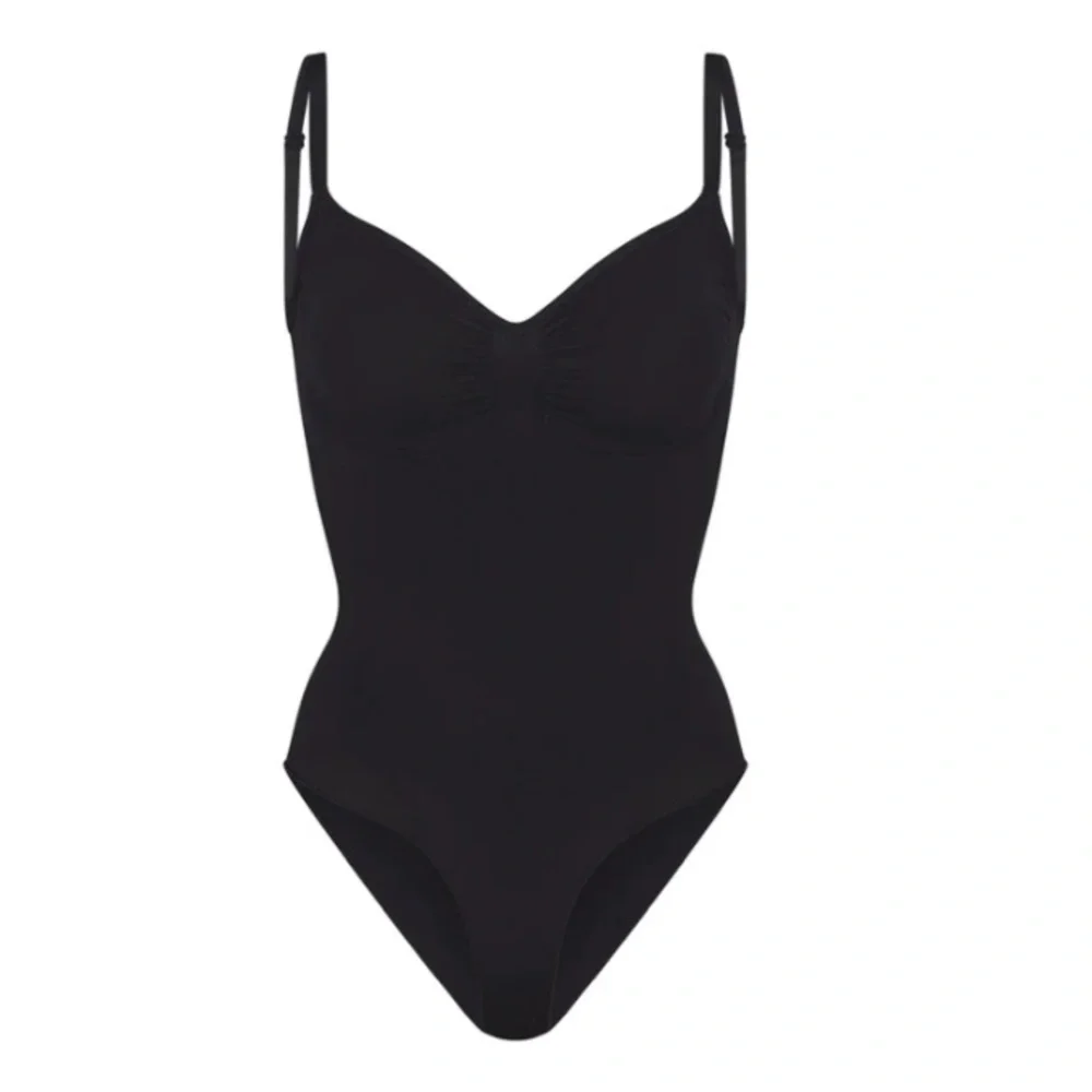 SEAMLESS SCULPT BRIEF BODYSUIT ONYX in S/M - Picture 1 of 1